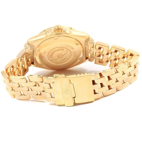 breitling ladies gold watches